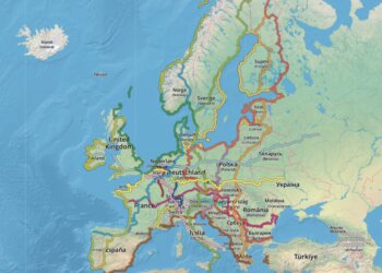 mappa eurovelo